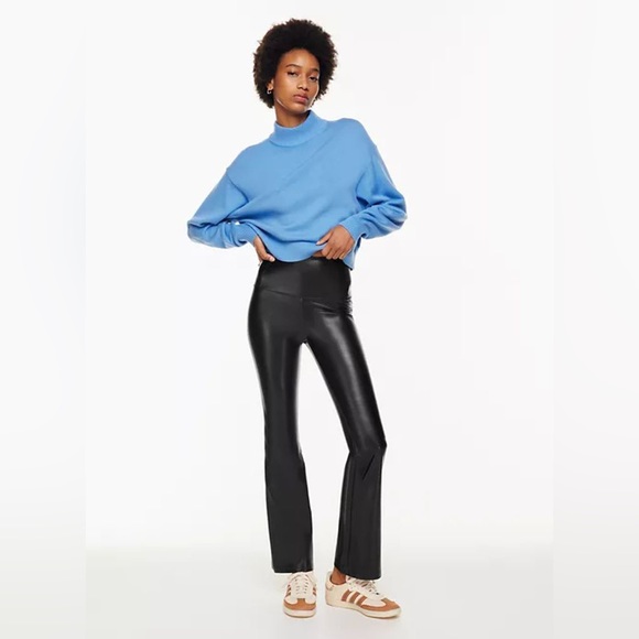 Aritzia Pants - Aritzia Vegan Leather Flare Pant